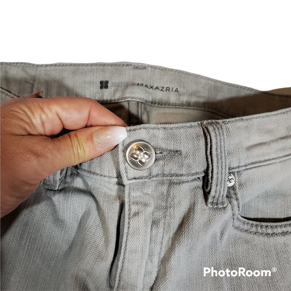 BCBGMaxAzria | Grey May Z Skinny Fossil Jeans | Size 28 - Picture 5 of 7